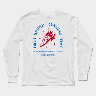 hiigh speed runner Long Sleeve T-Shirt